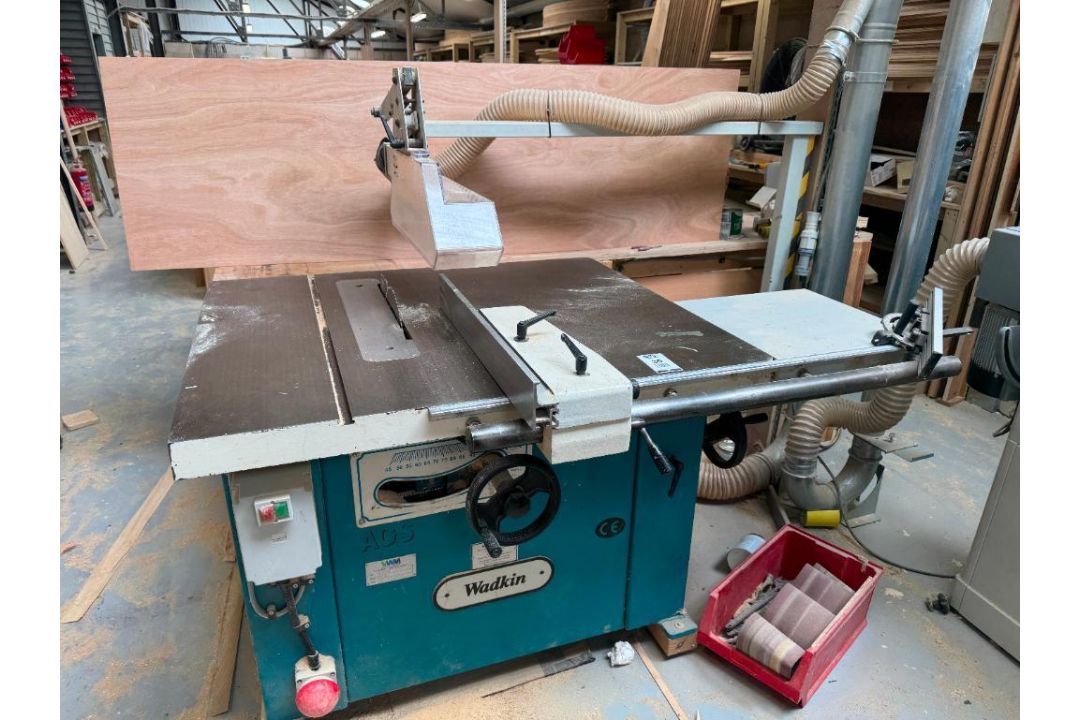 Wadkin Type AGS400/430 Tilting Arbor Sawbench, 3-Phase, Serial Number 986843 (Location: Witney OX29 - Image 1 of 5