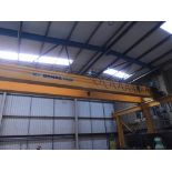 Demag 6453/90 Gantry Crane, Capacity 10 Tonnes with Supporting Steelwork, 21 Metre Span (Collection