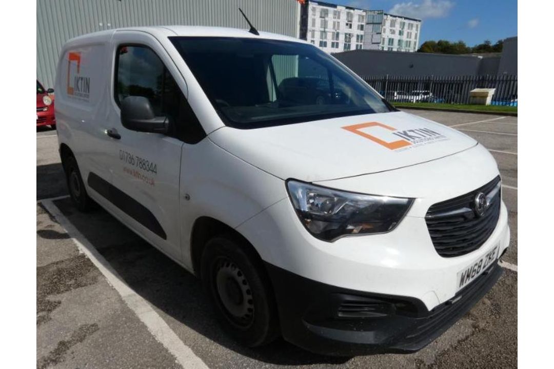 Vauxhall Combo Cargo L1 H1 Edition Van, Registration WM68 ZKE, MOT Valid Until 23rd November 2026, O - Image 2 of 21
