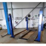 Class 4 MOT Test Bay comprising:- Tecalemit Sentinel SF9254 Vehicle Lift (2008), Capacity 4000kg, Se