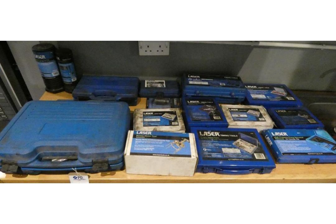 15 Varius Laser Timing Kits, Testers & Installation Tools etc (Location: Penryn. Please Refer to Imp - Image 1 of 13
