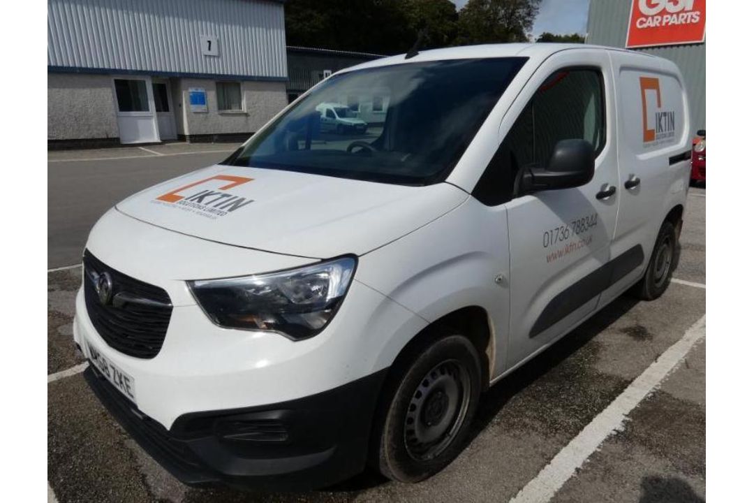 Vauxhall Combo Cargo L1 H1 Edition Van, Registration WM68 ZKE, MOT Valid Until 23rd November 2026, O - Image 1 of 21