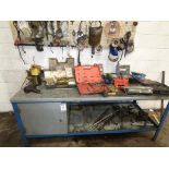 3 Steel Benches & Contents (Location: Penryn. Please Refer to Important Information)