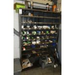 Steel Pidgeon Hole Cabinet & Contents of Spare Parts (Location: Penryn. Please Refer to Important In