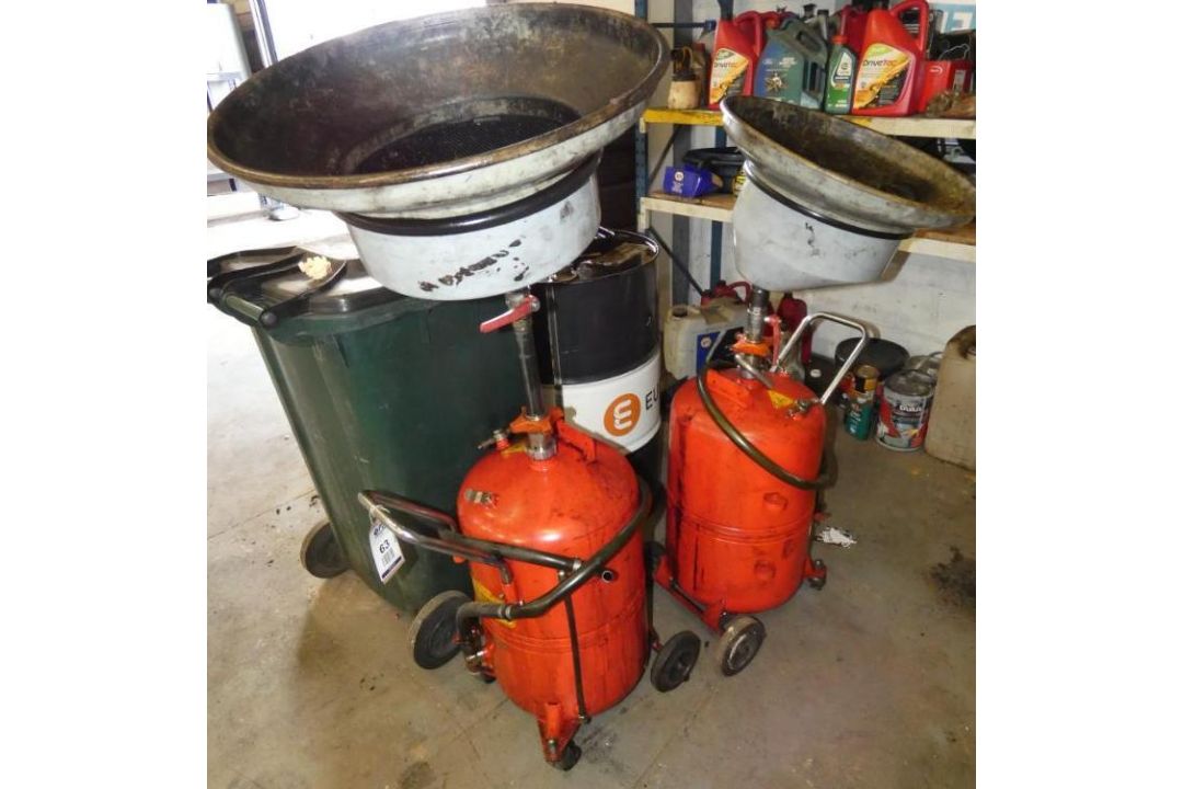 2 Mobile Oil Drain Units (Location: Penryn. Please Refer to Important Information) - Image 1 of 3