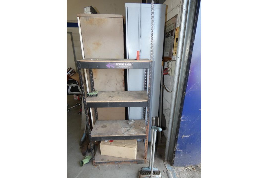 2 Metal Cabinets, Shelving Unit & Aluminium Stepladders (Location: Penryn. Please Refer to Important - Image 2 of 2