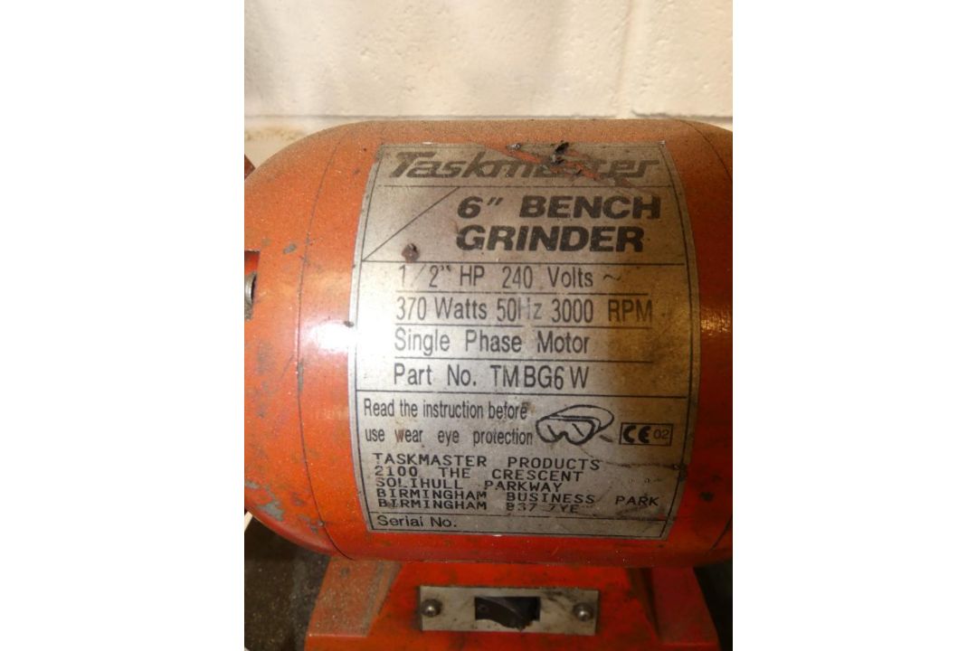 TaskMaster 6in Bench Grinder (Location: Penryn. Please Refer to Important Information) - Image 2 of 2