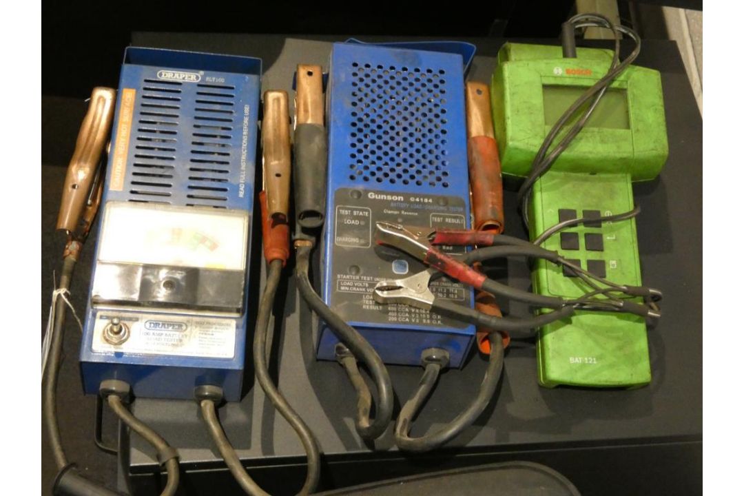 3 Various Battery Testers (Location: Penryn. Please Refer to Important Information)