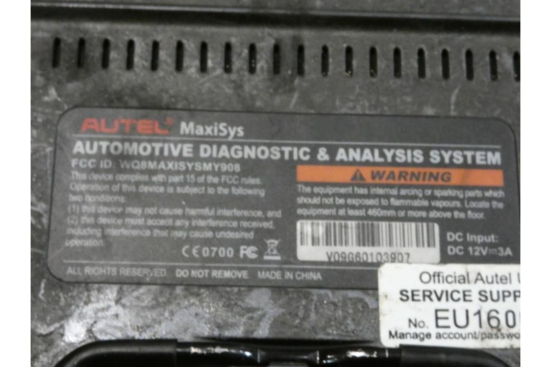 Autel MaxiSys Automotive diagnostic & Analysis System (Location: Penryn. Please Refer to Important I - Image 4 of 6