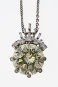 Halsschmuck mit Brillant 20,57 ct
