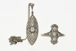 Art-Déco-Schmuckset