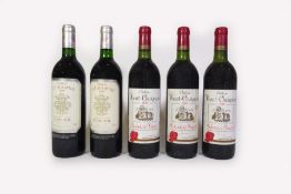 Konv. von fünf Pomerol-Weinen