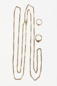 Kette und zwei Ringe