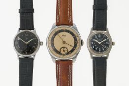 Drei Vintageuhren: Benrus, Wagner, Lanco