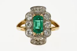 Ring mit Smaragd