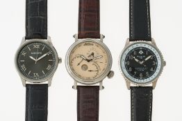 Drei Uhren: Ingersoll, Meteor, Wempe