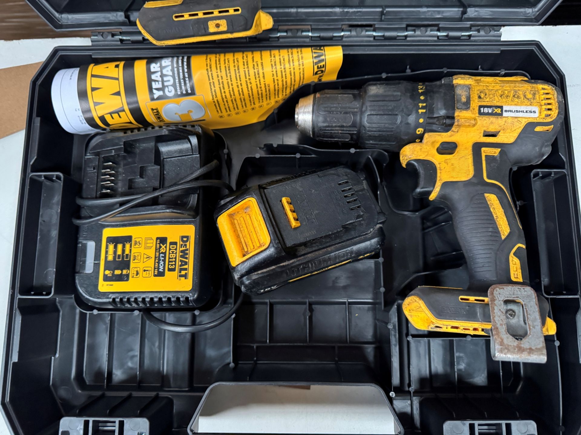 2 DeWalt DCD778 Drills with 3AH Battery & DCB113 Charger (Location: Brentwood. Please Refer to - Image 2 of 6