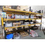 Contents of 10 Bays of Assorted Consumables to Include Ratchet Straps, Festool Filters, Ear