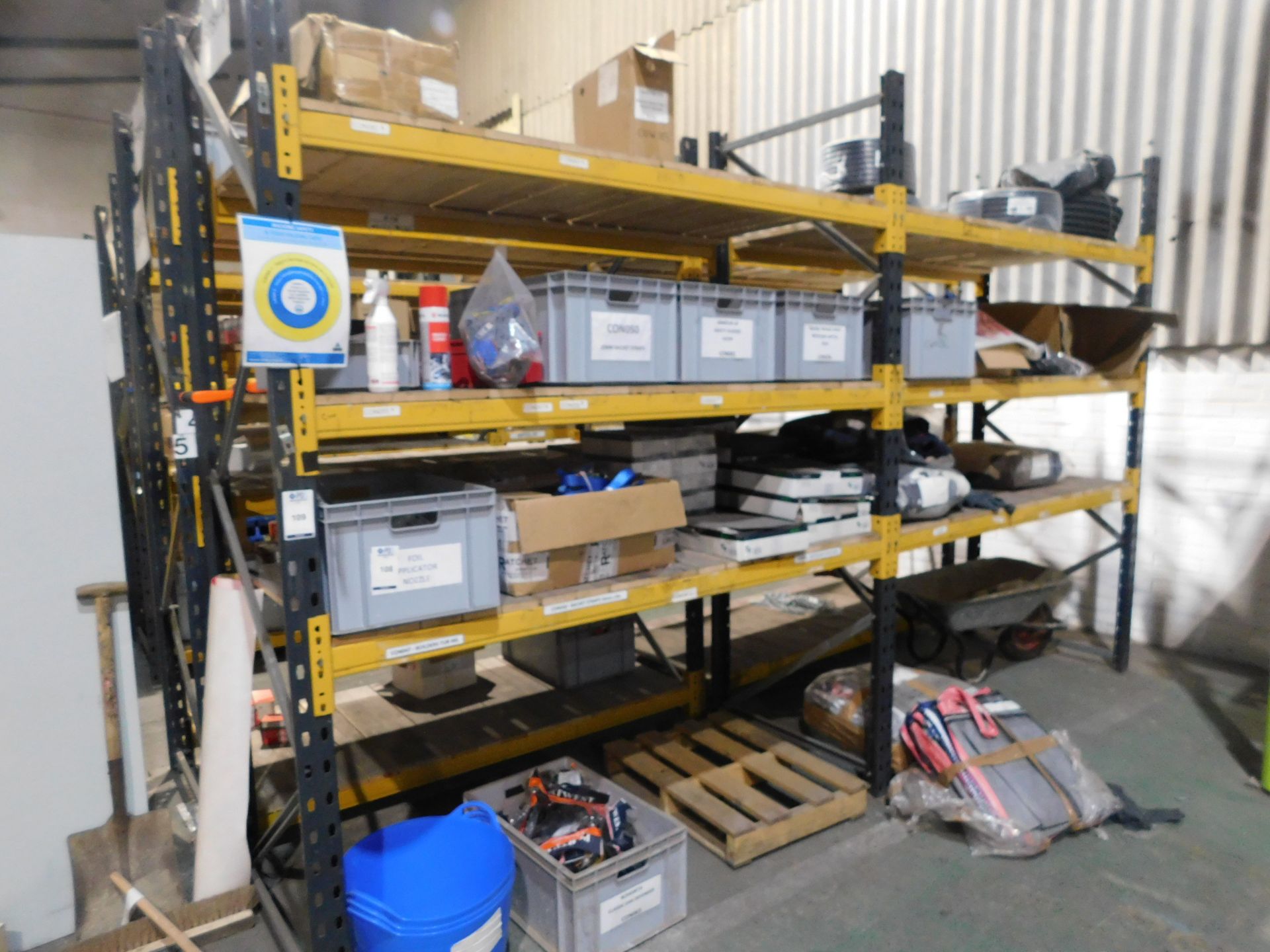 10 Bays of Boltless Shelving to include 15 Uprights & 74 Crossbeams (To be Collected Thursday 19th