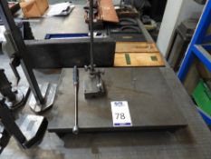 5 Various Height Gauges with Cast Iron Surface Table (Location: Ashford, Middlesex. Please Refer