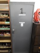 Single Door Steel Cupboards & Contents Comprising: Inspection Equipment, Bore & Depth Gauges,