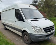 Mercedes Sprinter 313CDI MWB, 3.5t, Registration KP63 HSV, First Registered 1st November 2013, MOT