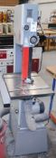 Axminster AP2920B, Bandsaw and Dust Extractor, Serial Number 2310139, (2023)  (Location: