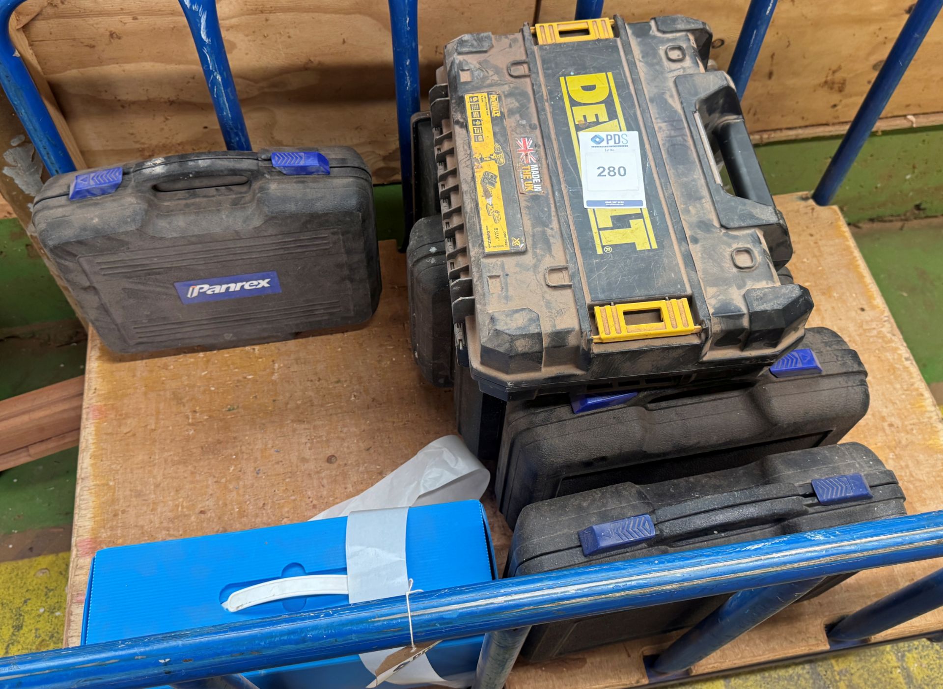 Quantity of Assorted empty Tools Boxes (Location: Chester. Please Refer to Important Information)