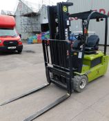 Clark GTX20S Electric Forklift, Sideshift, Serial Number GTX162 2880-9675 KF (2018) (Collection
