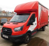 Ford Transit 350L3 2.0 Curtainsider Van with Tail Lift Registration FL08 FAB, First Registered