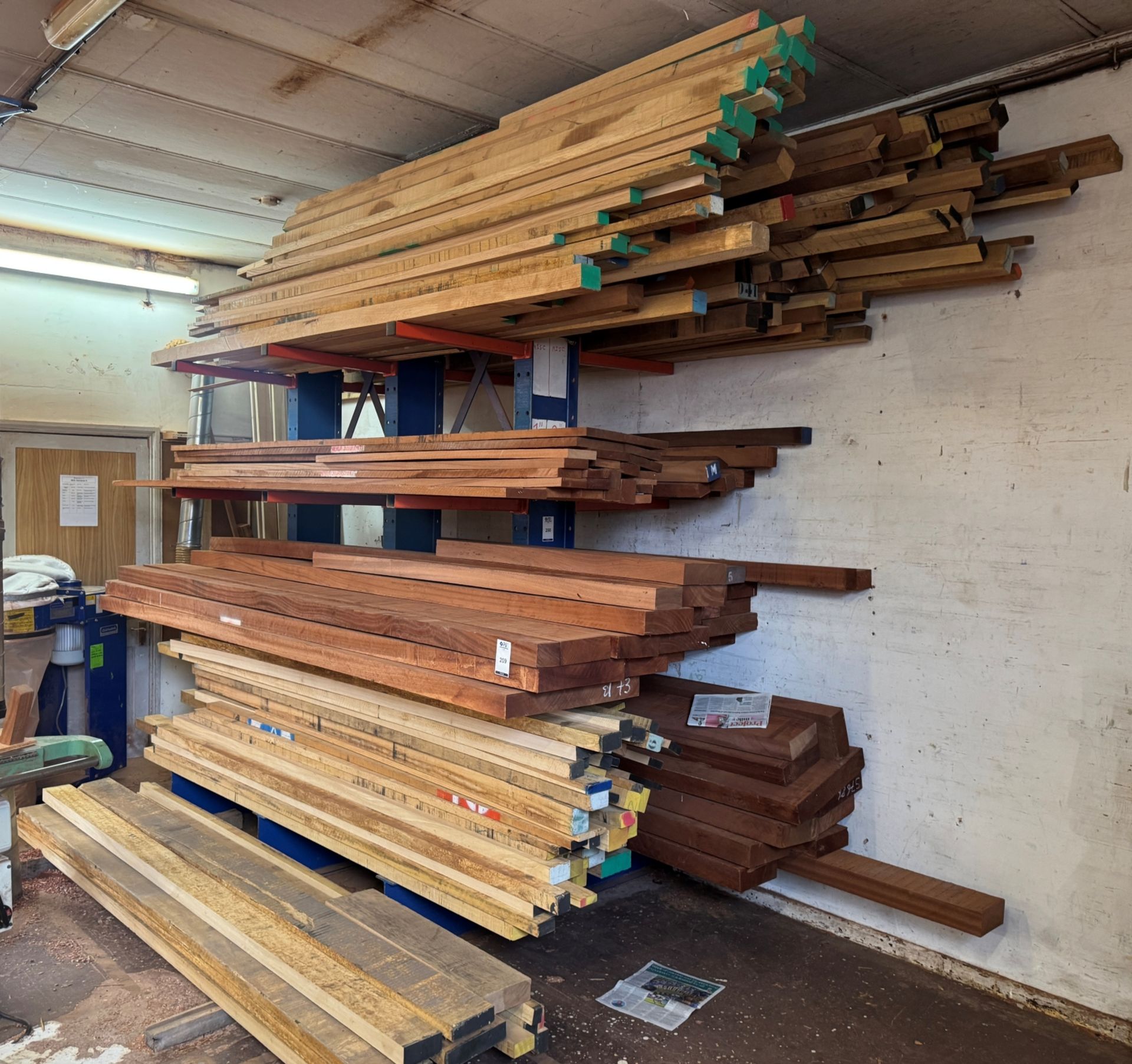 Double Sided Steel Stock Rack (Location: Chester. Please Refer to ...