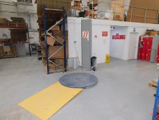 MH-FG-2000 A, Turntable Pallet Wrapper, Serial Number WR1807301, (2018) & Quantity of Wrap (