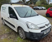 Citroën Berlingo L1, 1.6 HDi 625Kg Enterprise 75ps Van, Registration YM13 ASU, First Registered 22nd