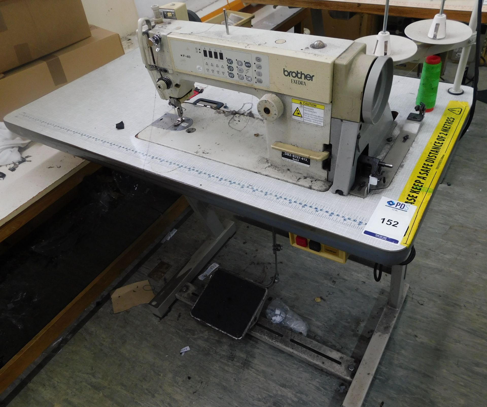 Brother Exedra DB2-B737-413 Mark II Lockstitch Machine, Serial Number ...
