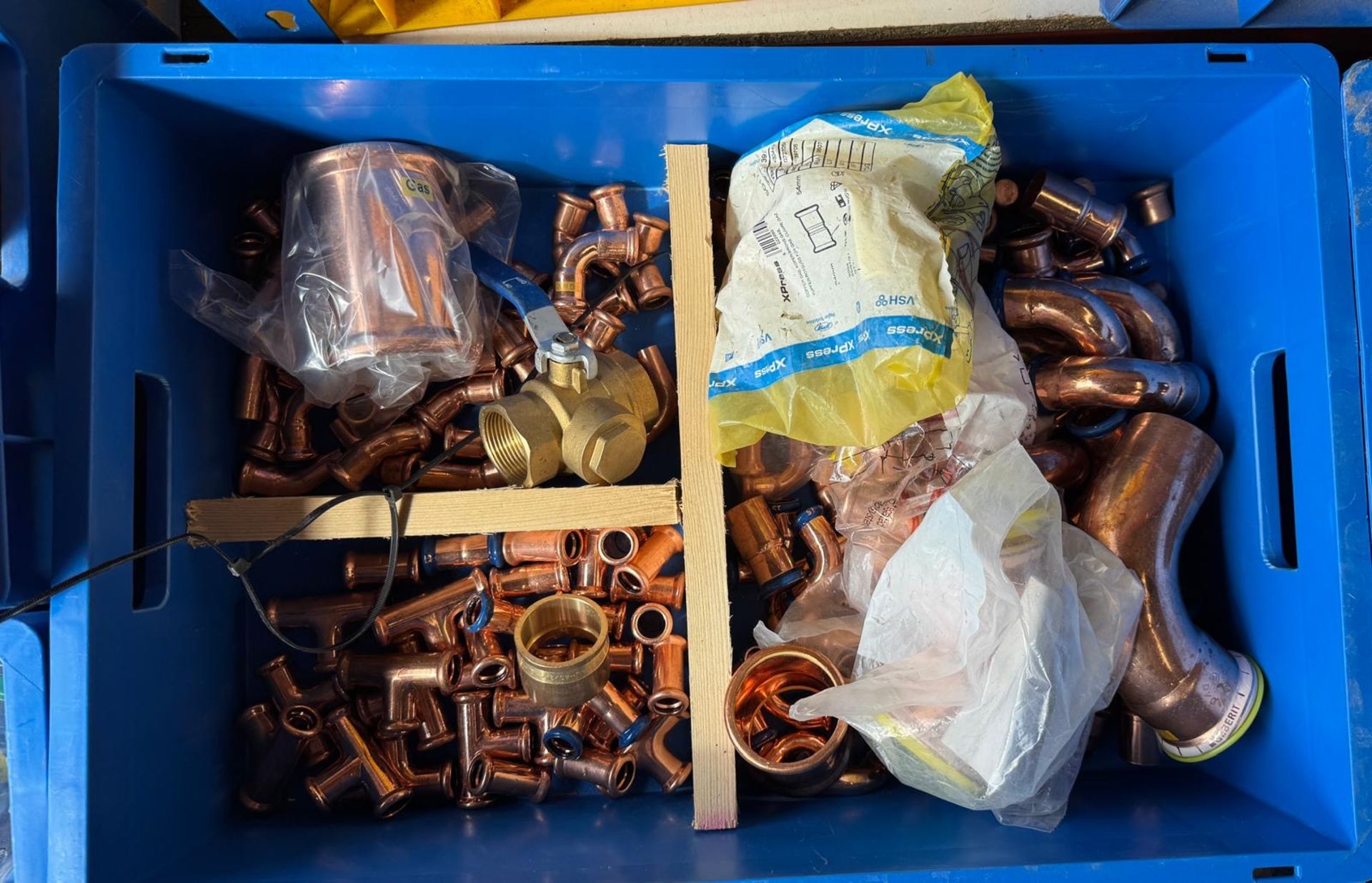 Large Quantity of (Predominately) Copper Fittings Contained In Fourteen Crates & Small Quantity of - Image 3 of 20
