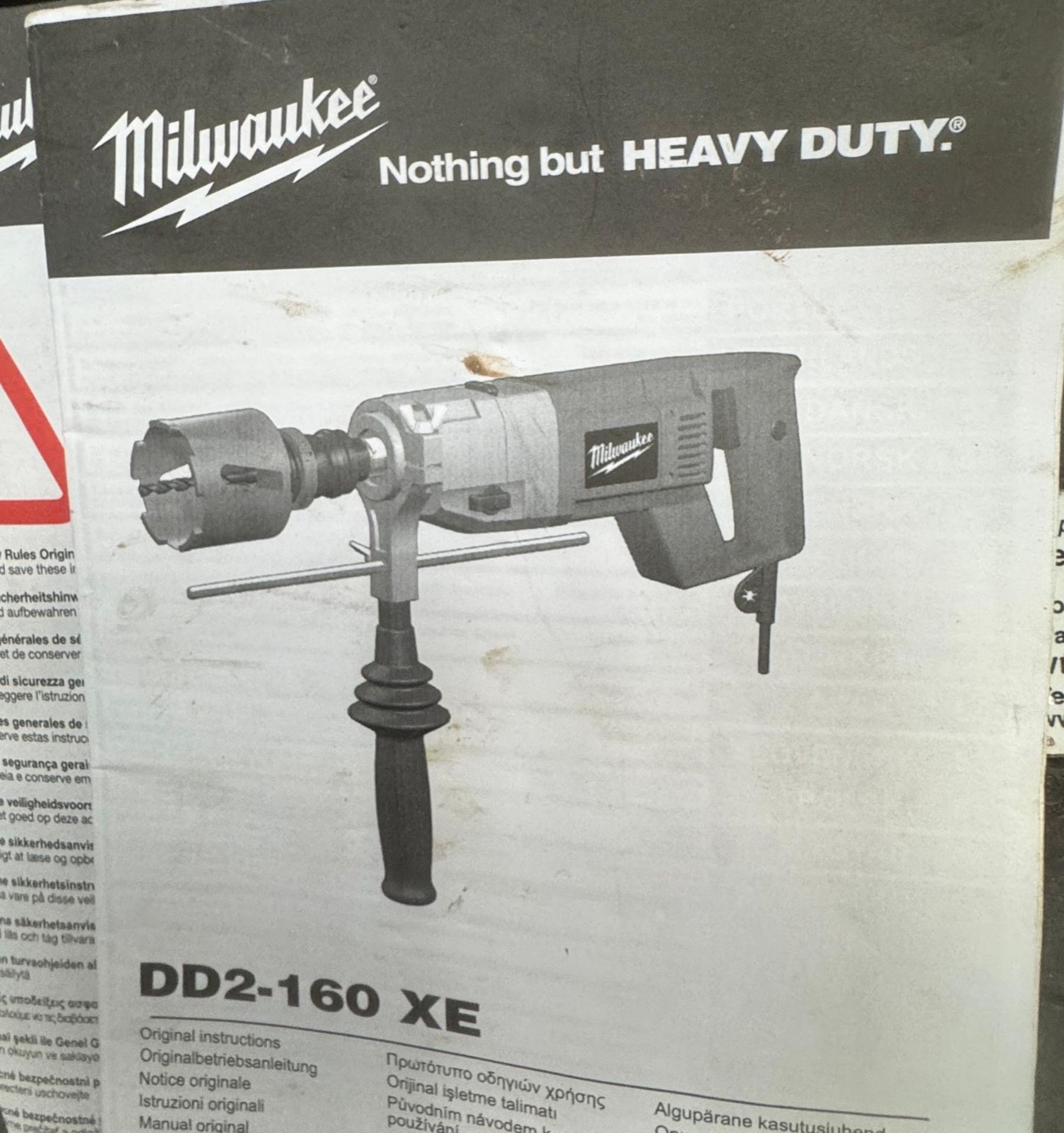 Milwaukee DD2-160 XE Diamond Drill, 240v (Location: Brentwood. Please Refer to Important - Image 2 of 2