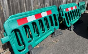 Ten Pedestrian Barriers (Location: Camberley, Surrey. Please Refer to Important Information)