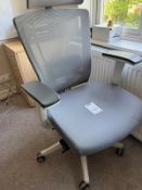 Two Operators Mesh Backed Chairs (Location: Camberley, Surrey. Please Refer to Important