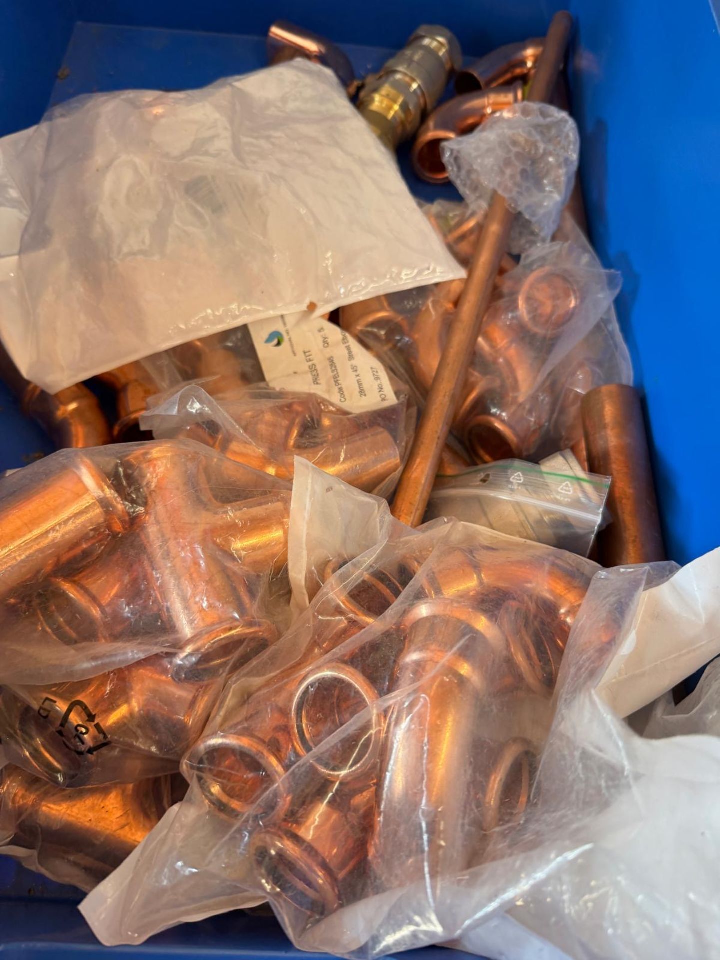 Large Quantity of (Predominately) Copper Fittings Contained In Fourteen Crates & Small Quantity of - Image 18 of 20