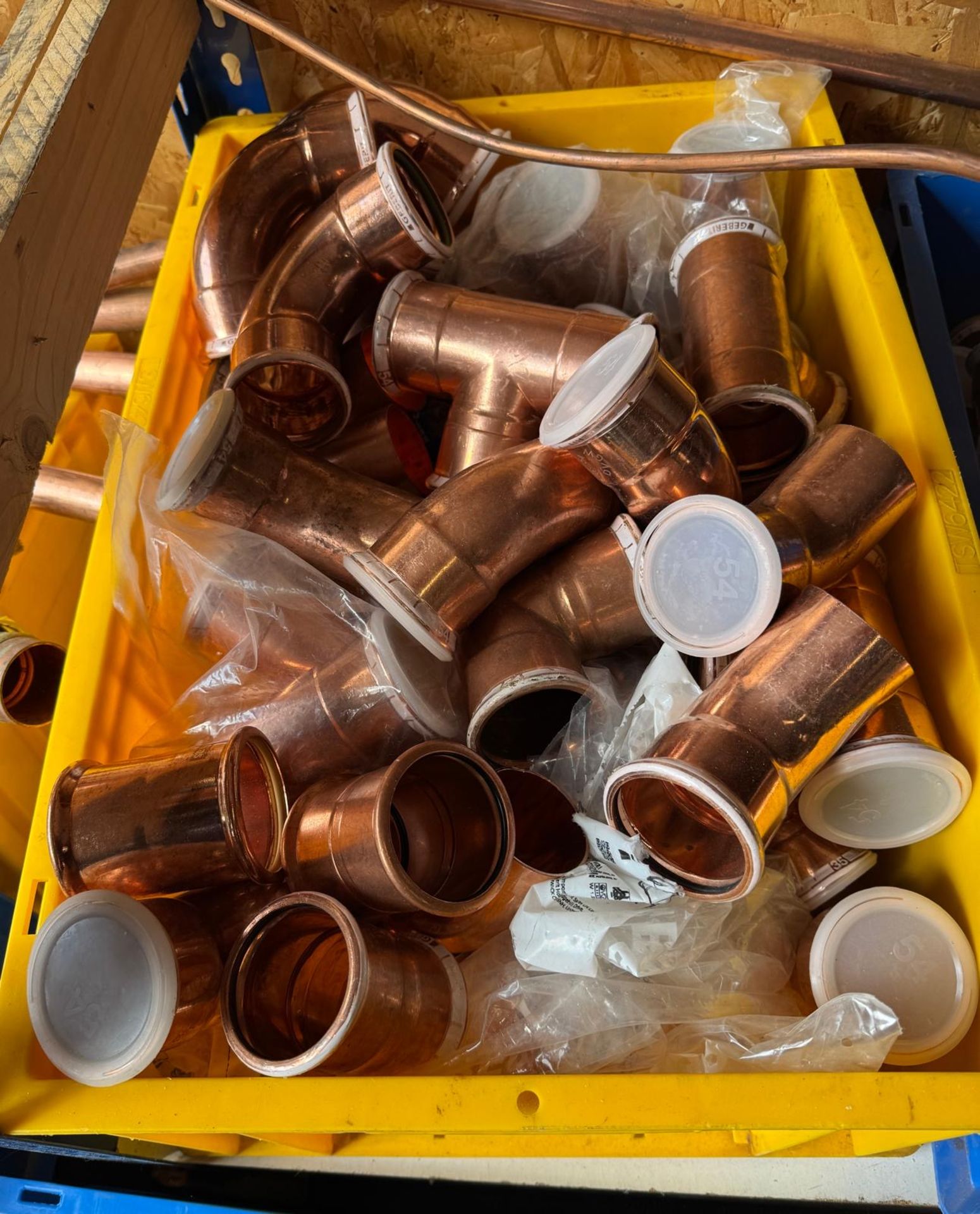 Large Quantity of (Predominately) Copper Fittings Contained In Fourteen Crates & Small Quantity of - Image 11 of 20