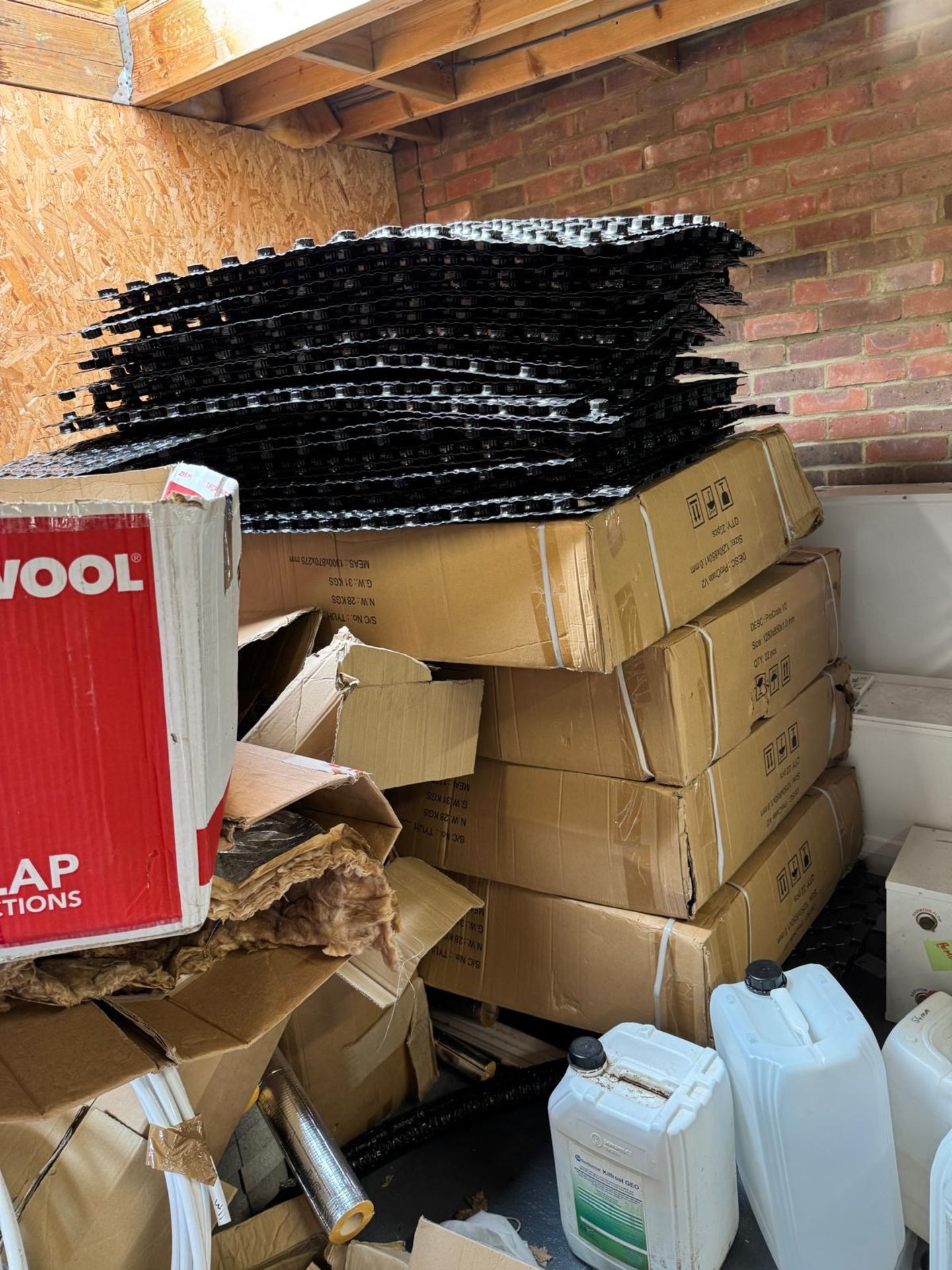 Entire Contents of Rear Storeroom Comprising: Slotted Steel Shelving, Plastic Tubing, Procrate V2, - Image 6 of 9