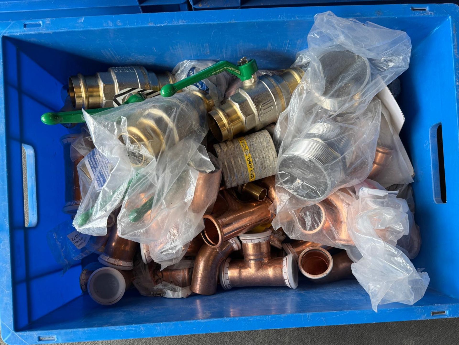 Large Quantity of (Predominately) Copper Fittings Contained In Fourteen Crates & Small Quantity of - Image 4 of 20