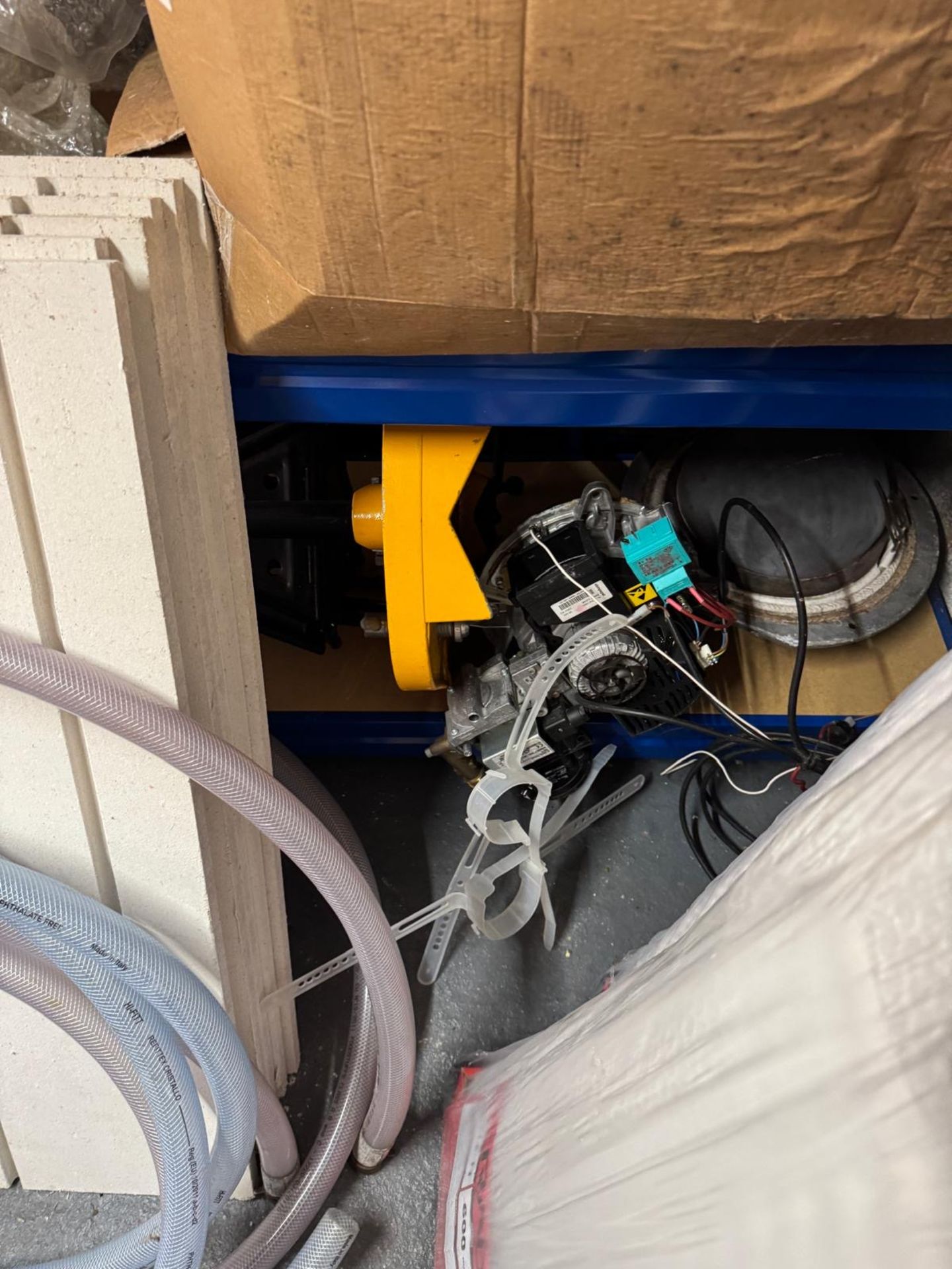 Entire Contents of Rear Storeroom Comprising: Slotted Steel Shelving, Plastic Tubing, Procrate V2, - Image 5 of 9