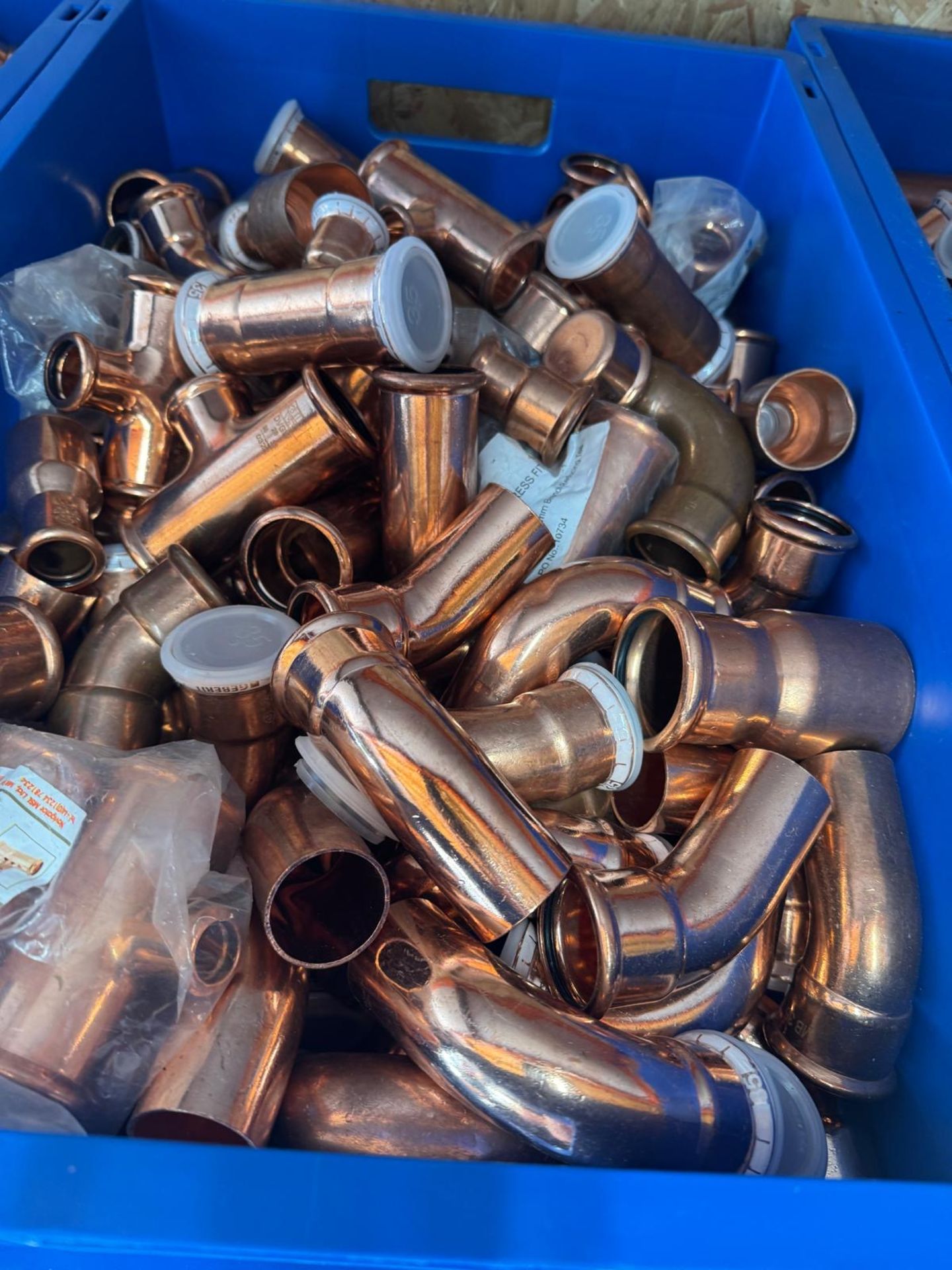 Large Quantity of (Predominately) Copper Fittings Contained In Fourteen Crates & Small Quantity of - Image 17 of 20