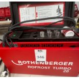 Rothenberger Rofrost Turbo 28 Electric Pipe Freezer, Serial Number 1500002699 (Location: