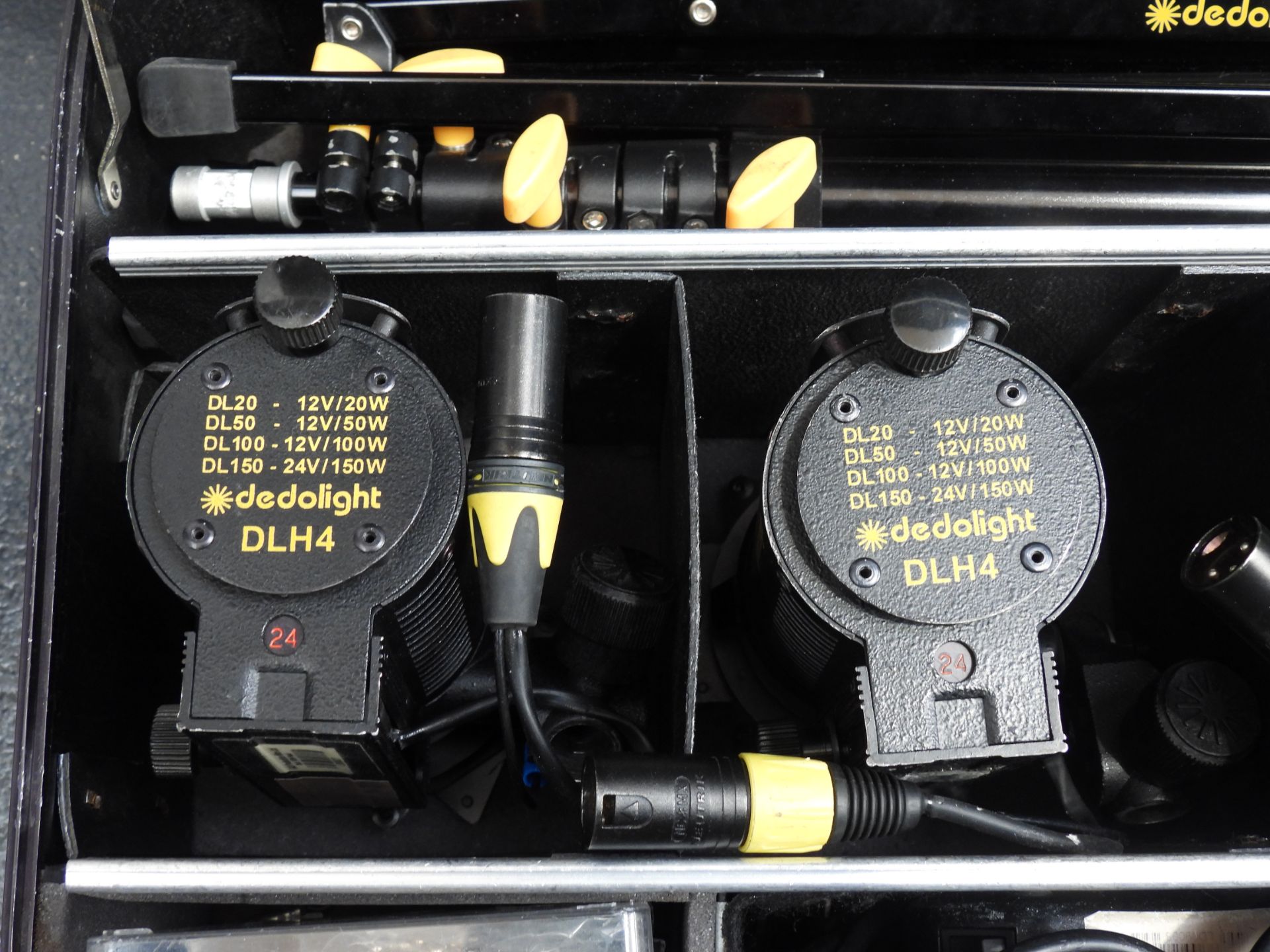 Dedolight DLH4 4-Head Kit with Accessories & Carry Case - Image 3 of 4