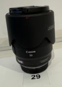 Canon RF 50mm F1.2 L USM Lens, Serial Number 1250000861