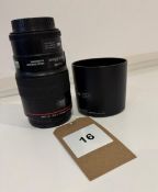 Canon Macro EF 100mm 2.8 IS USM Lens, Serial Number 6900000119