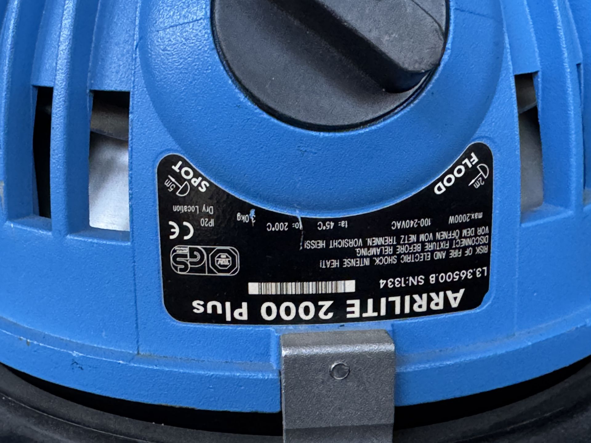 2 Arri 2000 Plus Blonde Studio Lights - Image 3 of 3