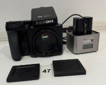 Phase One G45XF Camera Body, Serial Number RA007725 with Viewfinder, 3 Batteries & Charger